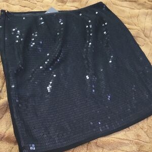 Ann Taylor Classic Black Mini Skirt